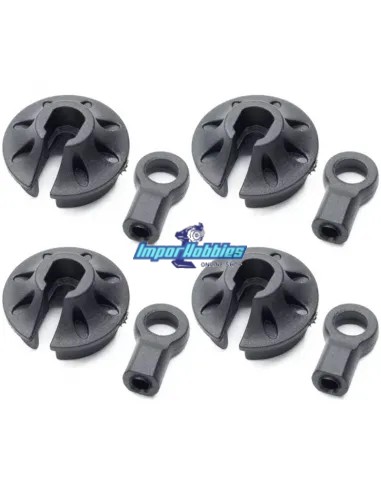 Shock Bottom Holder Ball Ends Kit Hobbytech BXR S2 / HTR 13mm HTR-570010