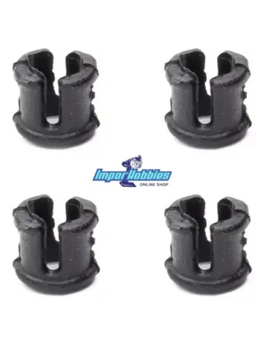 Upper Plastic Shock Absorber Bushings (4 U.) Hobbytech BXR S2 / HTR 13mm HTR-570002