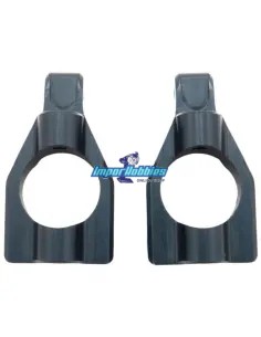 Aluminum Front Hub Carrier Set Hobbytech Rogue Terra Brushed / Sport ROG-OP10-FR 2