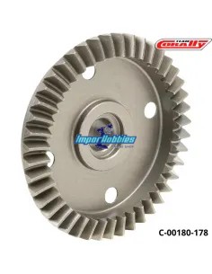 Corona diferencial acero 43T delantero - trasero Team Corally C-00180-178