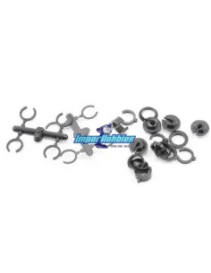 Pieces plastique d'amortisseur Team Associated RC18B / RC18T / SC18 AS21191 - Team Associated RC18B / RC18T / RC18R - Pièces det