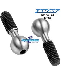 Rotules fusées 8.4mm (2 U.) Xray NT1 337250 - Xray NT1 - Pièces detachées et options