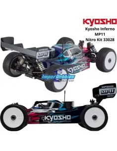 Kyosho Inferno MP11 Nitro Pro Kit 1/8 Buggy RC Car - 33028B 2