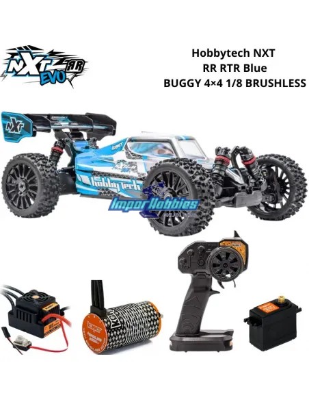 Voiture RC Hobbytech Spirit NXT EVO RR 4S Electric 1/8 Buggy ReadySet RTR Bleu 2.4Ghz Konect 1.NXT.RR-RTR-BL