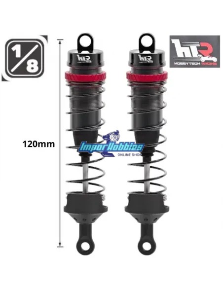 Amortiguadores 1/8 Buggy 16mm Big-Bore 120mm (2 U.) Hobbytech HTR-508120 - Traseros NXT EVO RR