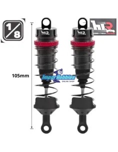 Amortisseurs 1/8 Buggy 16mm Big-Bore 105mm (2 U.) Hobbytech HTR-508105