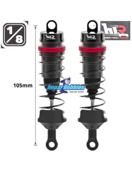 Amortisseurs 1/8 Buggy 16mm Big-Bore 105mm (2 U.) Hobbytech HTR-508105