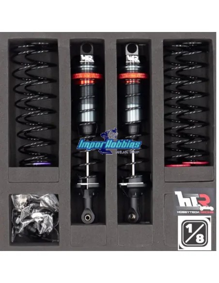 Big-Bore Shock - 1/8 Buggy 16mm Big-Bore 120mm (2 U.) Hobbytech HTR-508120 - Rear NXT EVO RR