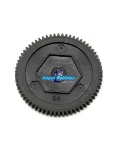 Couronne 66T Team Associated RC18B2 / 18T2 AS21324 - Team Associated RC18B / RC18T / RC18R - Pièces detachées et options