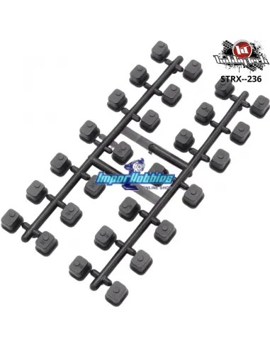 Inserts plastique carrés Hobbytech...