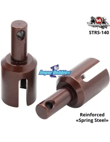 Vasos diferencial delantero - trasero reforzados - Spring Steel (2 U.) Hobbytech STR8 / Spirit / NXT STRS-140