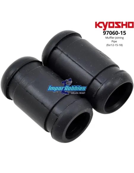 Durite D'échappement - Moteurs .12 - .15 - .18 (2 U.) Kyosho 92601BK - 97060-15 - Kyosho Pièces detachées et options