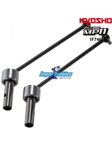 Cardans homocinetiques avant ou arrière CAP 92mm (2 U.) Kyosho Inferno MP11 IF746