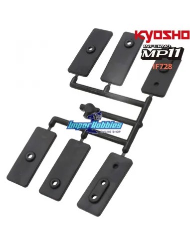 Espaciadores de alerón Kyosho Inferno MP11 IF728