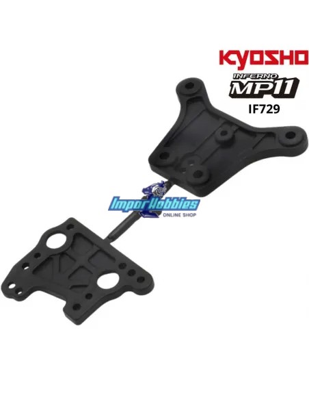 Platines supérieure avant & centrale Kyosho Inferno MP11 IF729