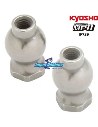 Bolas con collarín 7.8x12mm (2 Uds.) Kyosho Inferno MP11 IF739