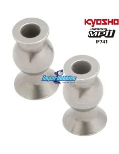 Rotulas / Bolas con collarín 6.8x12.3mm (2 Uds.) Kyosho Inferno MP11 IF741