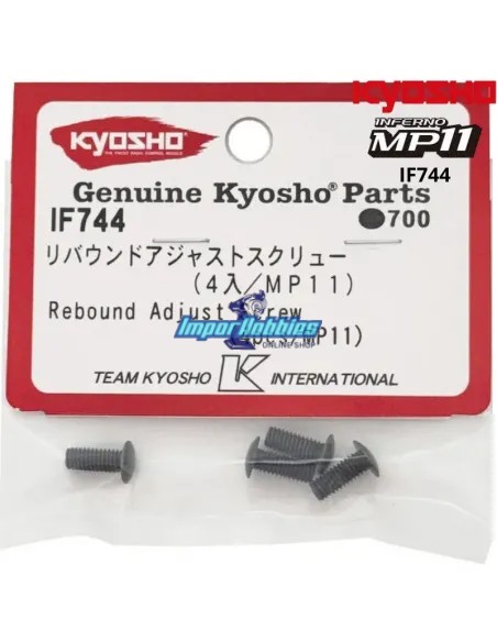 Vis de réglage du rebond (4 U.) Kyosho Inferno MP11 IF744
