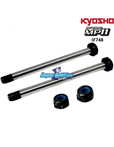 Tornillo / Pasador externo trapecios delanteros (2 Uds.) Kyosho Inferno MP11 IF748