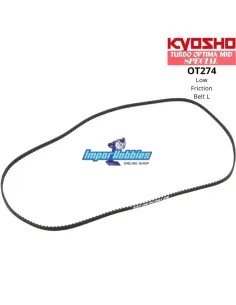 Courroie de transmission de type L - Low Friction Kyosho Turbo Optima Mid Special OT274