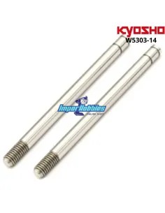 Tiges d'amortisseurs 44mm (2 U.) Kyosho Ultima RB7 / RB7.5 W5303-14B