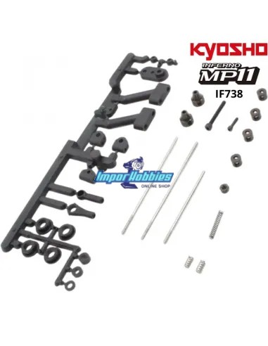 Tringlerie de gaz & frein Kyosho Inferno MP11 IF738