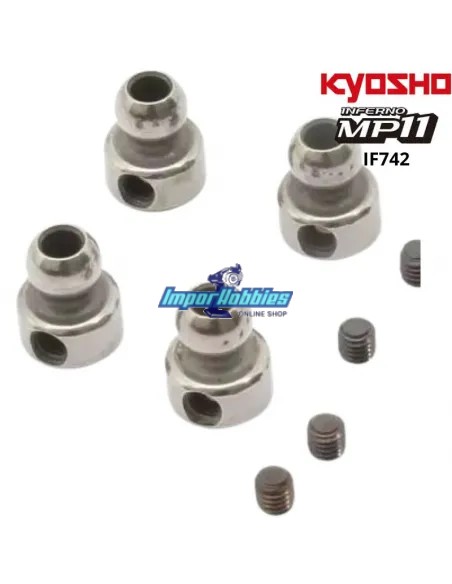 Rotules 5.8mm - 3mm (4 U.) Kyosho Inferno MP11 IF742