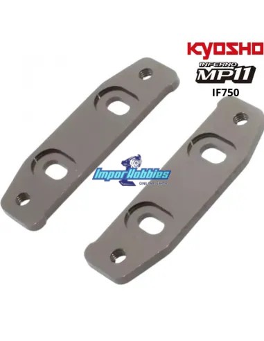 Engine Mount Plate - Gunmetal - Kyosho Inferno MP11 IF750