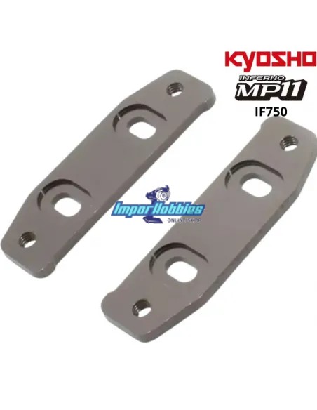 Engine Mount Plate - Gunmetal - Kyosho Inferno MP11 IF750
