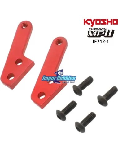 Soportes manguetas CNC Kyosho Inferno MP11 IF712-1
