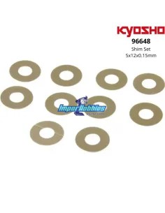 Rondelles 5x12x0.15mm Kyosho 96648