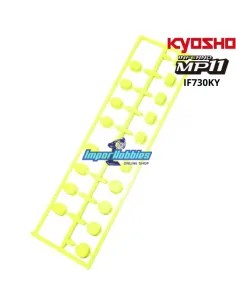 Bagues suspension jaune Kyosho Inferno MP11 IF730KY - Pièces detachées