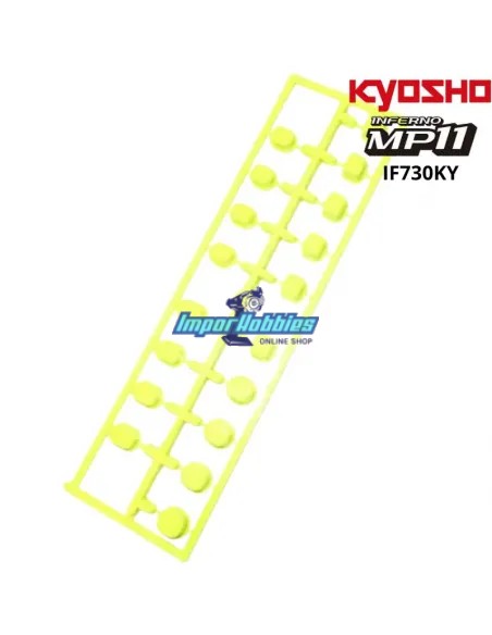 Bagues suspension jaune Kyosho Inferno MP11 IF730KY - Pièces detachées