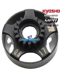 Cloche d'embrayage ventilée SP 17T MOD 0.8 Kyosho Inferno MP10 / MP11 97058LW-17