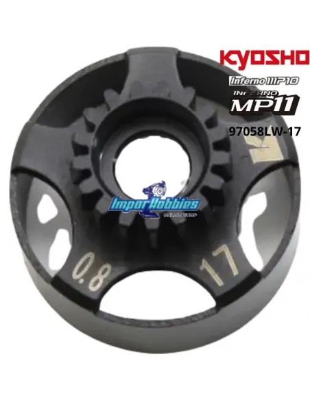 Campana de embrague ventilada SP 17T MOD 0.8 Kyosho Inferno MP10 / MP11 97058LW-17