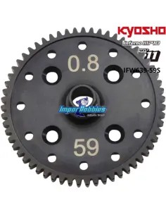 Center Differential Spur Gear LW 59T MOD 0.8 Kyosho Inferno MP10 / MP11 IFW639-59S