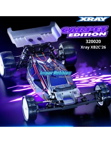 Coche RC Xray XB2C'26 - 2WD 1/10 Electric Off-Road  - Carpet Edition 320020