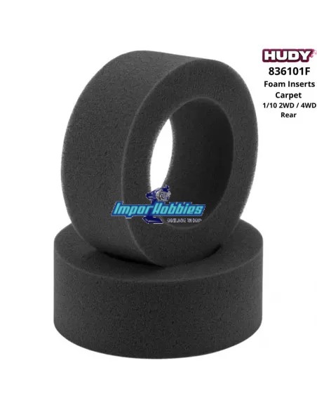 Foam Inserts - Rear  - Carpet 1/10 Buggy 2WD / 4WD Hudy 836101F