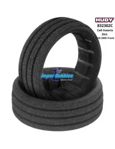 Cell Inserts - Front - Dirt 1/10 Buggy 2WD Hudy 832302C