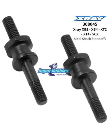 Shock Standoffs - Steel - Xray XB2 - XB4 - XT2 - XT4 - SCX 368045