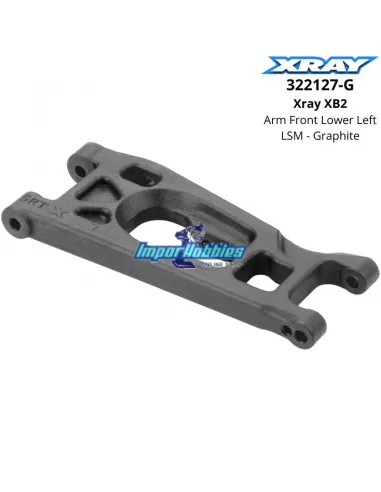 Arm Front Lower Left - LSM - Graphite Xray XB2 322127-G