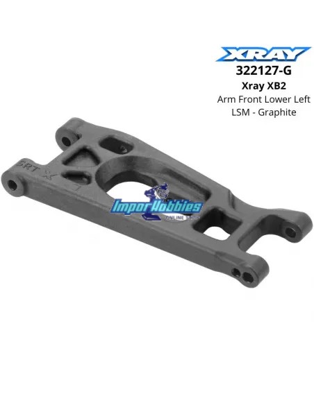 Arm Front Lower Left - LSM - Graphite Xray XB2 322127-G