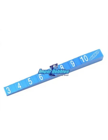 Cale de réglage de hauteur bleu 3-10mm On-Road 1/10 Team Associated Factory Team AS1450 - Outils pour Set-up