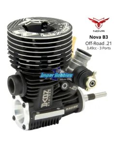 Moteur Nova B3 .21 3 Port Off-Road Voiture RC 1/8 Buggy 5002001 2