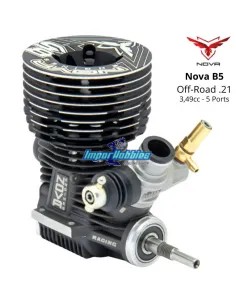Motor Nova B5 .21 5 Port Off-Road Coches RC Escala 1/8 Buggy 5002003