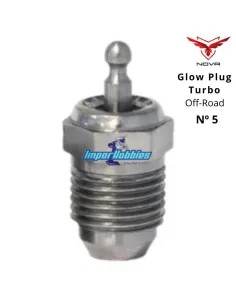 Off-Road Turbo Glow Plug - Hot - Nº 5 (1 U.) Nova Engines
