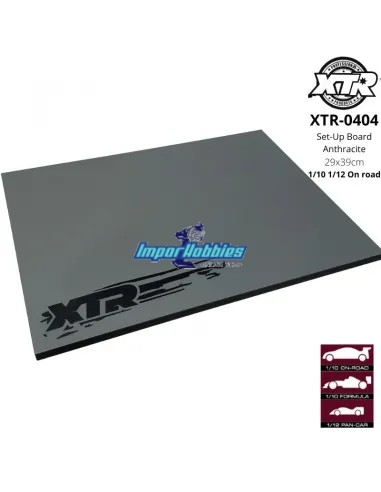 Planche de réglage / Set-Up 1/10 - 1/12 On-Road - 29x39cm Anthracite - XTR-0404