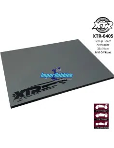 Planche de réglage / Set-Up Voitures RC 1/10 Off-Road - 35x39cm Anthracite - XTR-0405