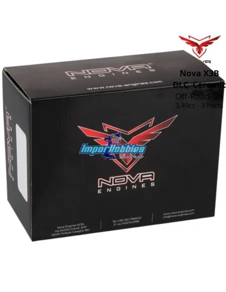 Motor Nova X3B .21 DLC Ceramic 3 Port Off-Road Escala 1/8 Buggy 5002015