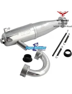 Tuned Pipe w/ 55mm Manifold Nova Efra 2182 1/8 Buggy / Truggy 2006002